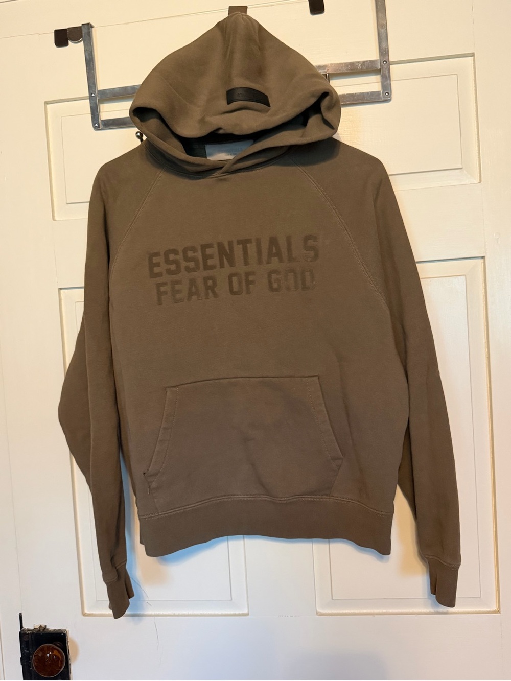 Fear of God Essentials Hoodie - Olive green